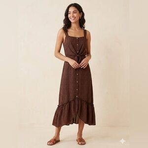 chinese dress ladies SIENNA MAXI IN THE WINTER LEAVES PRINT  roma